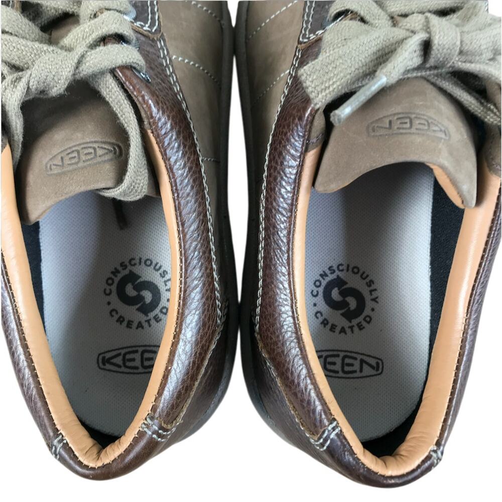 KEEN Presidio Leather LaceUp Everyday Shoes W 9 Brown Outdoor Versatile NWOT - Picture 11 of 13